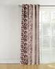 floral design pink readymade curtains available in digitally printed design